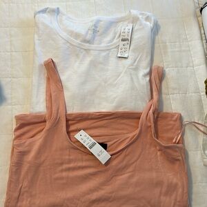 New with tags, J.Crew, tank top and T-shirt size medium